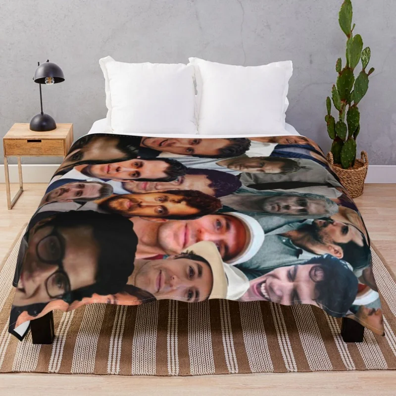 

Henry Cavill Photo Collage Thick blankets Flannel Plush Print Lightweight Throw Blanket for Bed Home Cou Camp Office