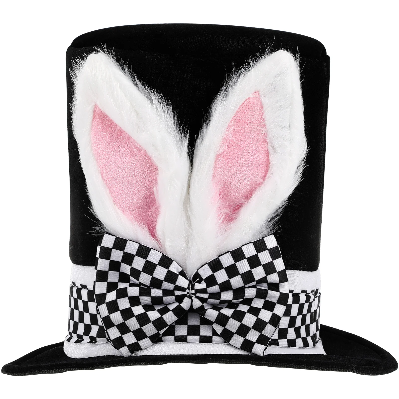 

Hat Costume Easter Bunny Rabbitwhite Hats Womenadult Plush Ears Men Bonnet Ear Fairy Party Cosplay Costumes Accessories Black