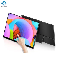 weichensi 15 6 inch 4k uhd with touch portable display stereo outdoor screen 38402160p extended display for phone computer xbox