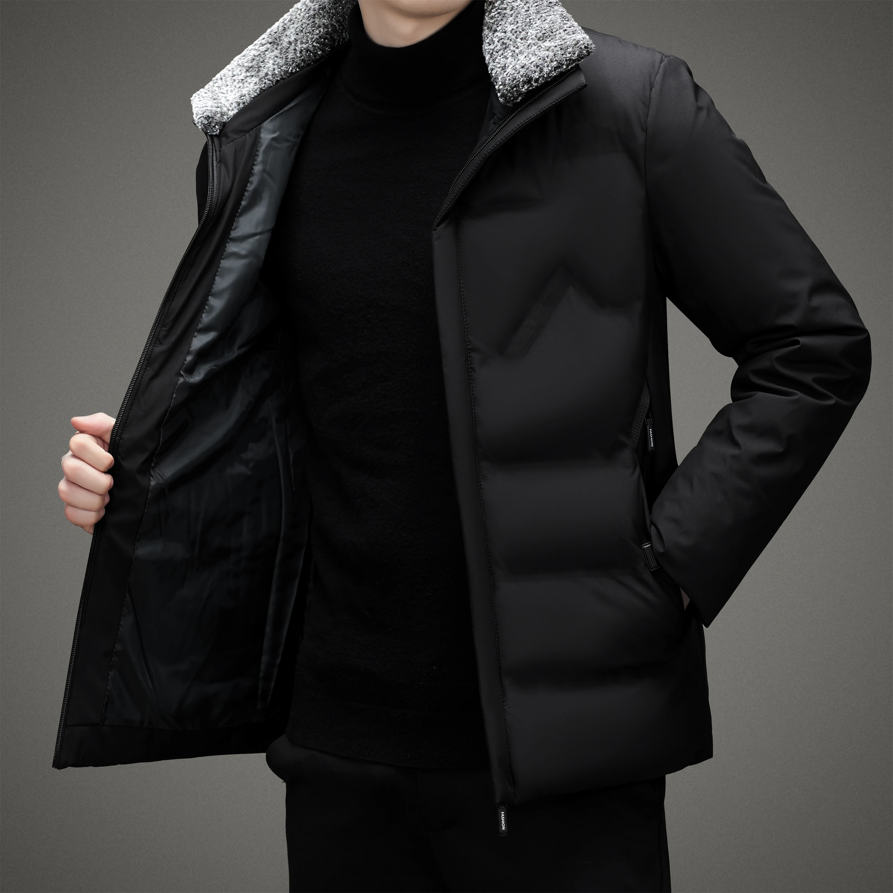 Men Winter Parkas Fashion Solid Jacket Coats Manteaux Jaqueta Masculina Roupas Masculinas Chamarras Para Hombre Doudoune Homme