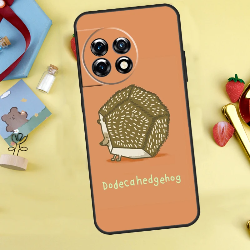 Чехол с милым мультяшным рисунком Колючий ежик для OnePlus Nord CE 4 2 3 Lite N20 N30 9 10 Pro 8T 9RT 10T
