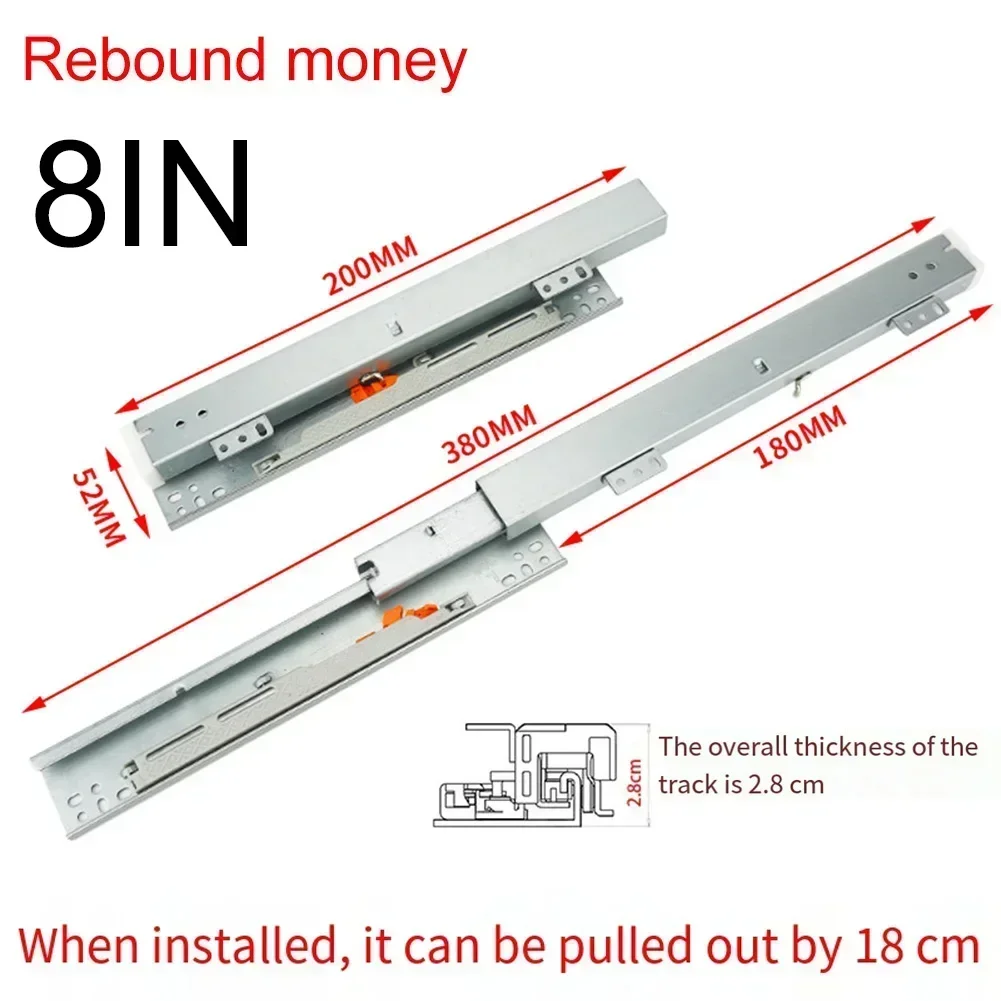 Направляющие для выдвижных ящиков Напольное крепление пола Витрина