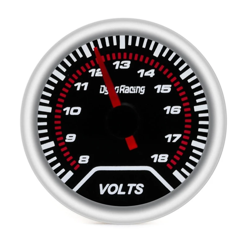 

12V Car Marine Motorcycle LED 2" 52mm Voltmeter Voltage Meter Battery Gauge