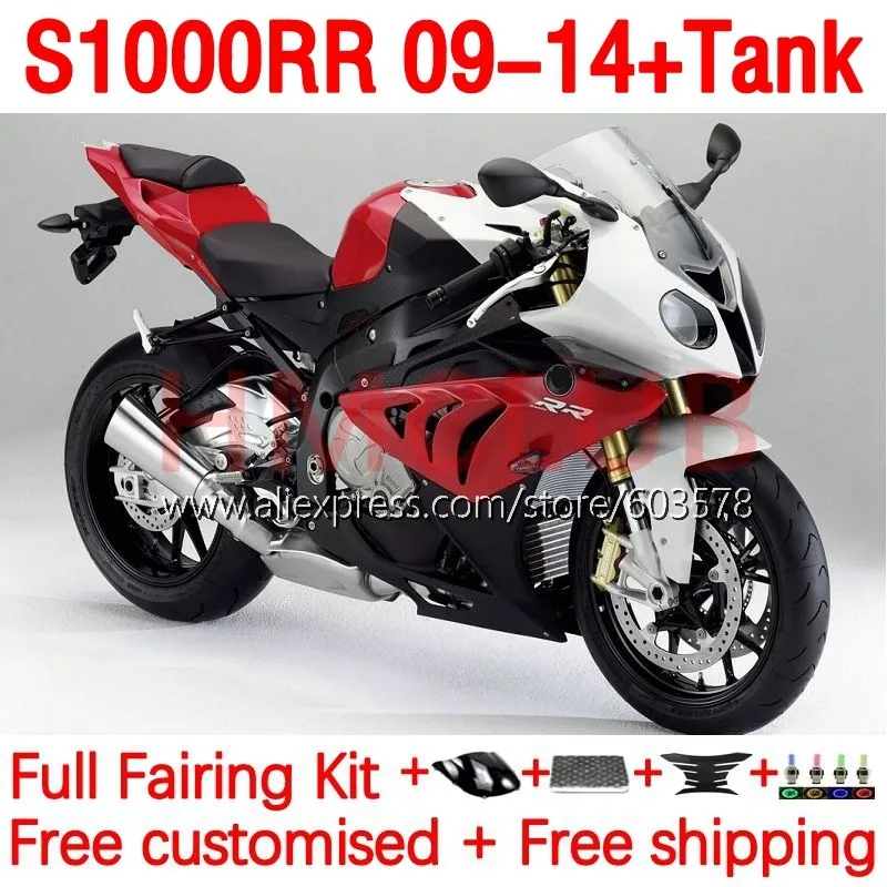 

+ Впрыск бака для BMW S 1000RR S1000 RR S1000RR 09 10 11 12 13 14 глянцевый красный 2009 2010 2011 2012 2013 2014 обтекатель 169No.1