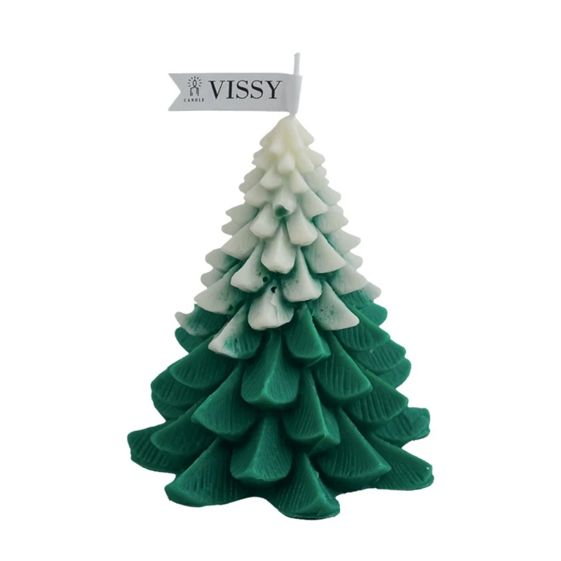 láser Expresamente Disparidad Vela perfumada para árbol de Navidad, velas con forma de pino para  manualidades en el hogar, navidad - AliExpress Hogar y jardín