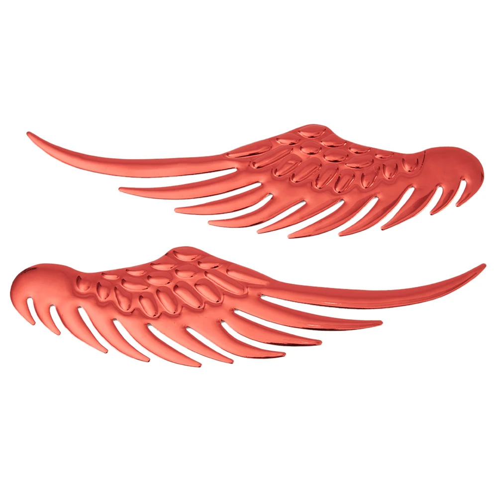 

3D Dimensional Alloy Metal Car Stickers Angel Hawk Wings Emblem Badge Decal Car Logo Sticker Golden Silver Color Optional 1pair