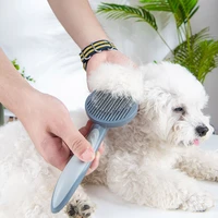 cat brush dog comb hair removes pet comb for cat grooming hair cleaner cleaning beauty product self cleaning slicker accessories