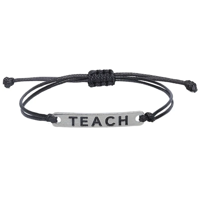 Подарок учителю спасибо браслет для благодарности за День учителя возвращение в