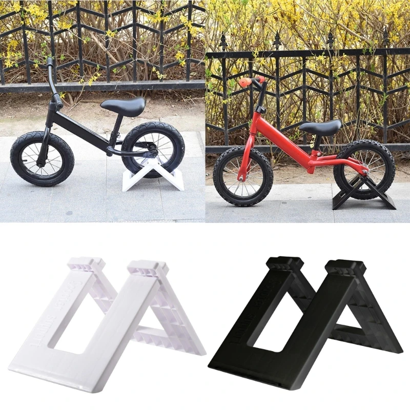 2pcs Bicycles Parking Rack Standing Bike Display Stand Adjustable Scooter Parking Frame for Kids Balance Bikes & Scooter 69HD