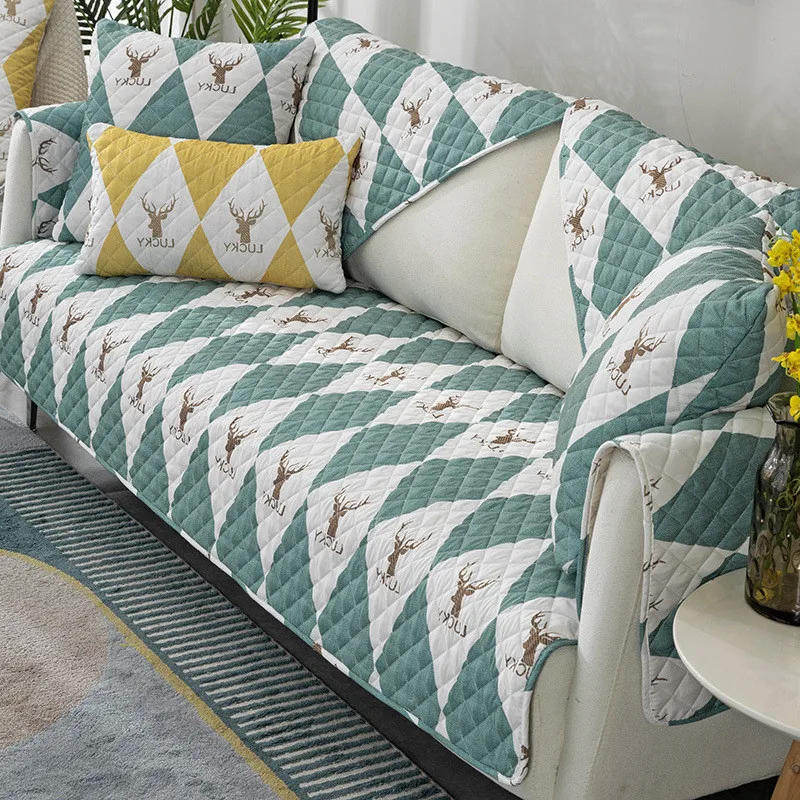

Nordic Cotton Sofa Cover Four Seasons Currency Non-slip Sofa Cushion Sofa Back Towel L-shaped Sofa Furniture Case Sectional Sofa