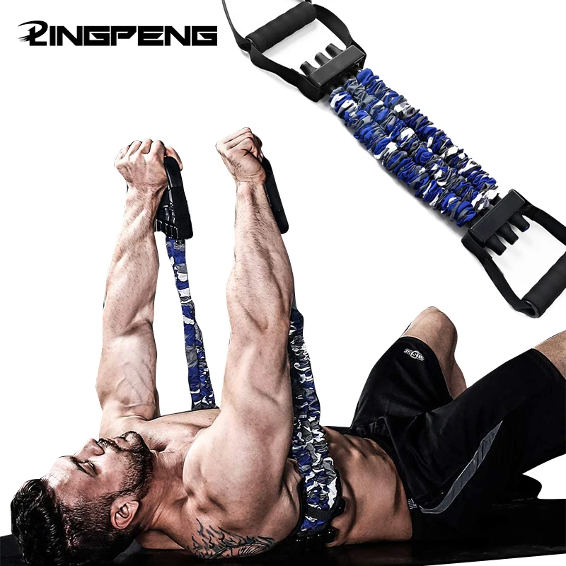 Chest Expander Adjustable Resistance Bands to Improve Arm Shoulders and Chest Strength with Assisted Pull Ups & Chin Ups Body