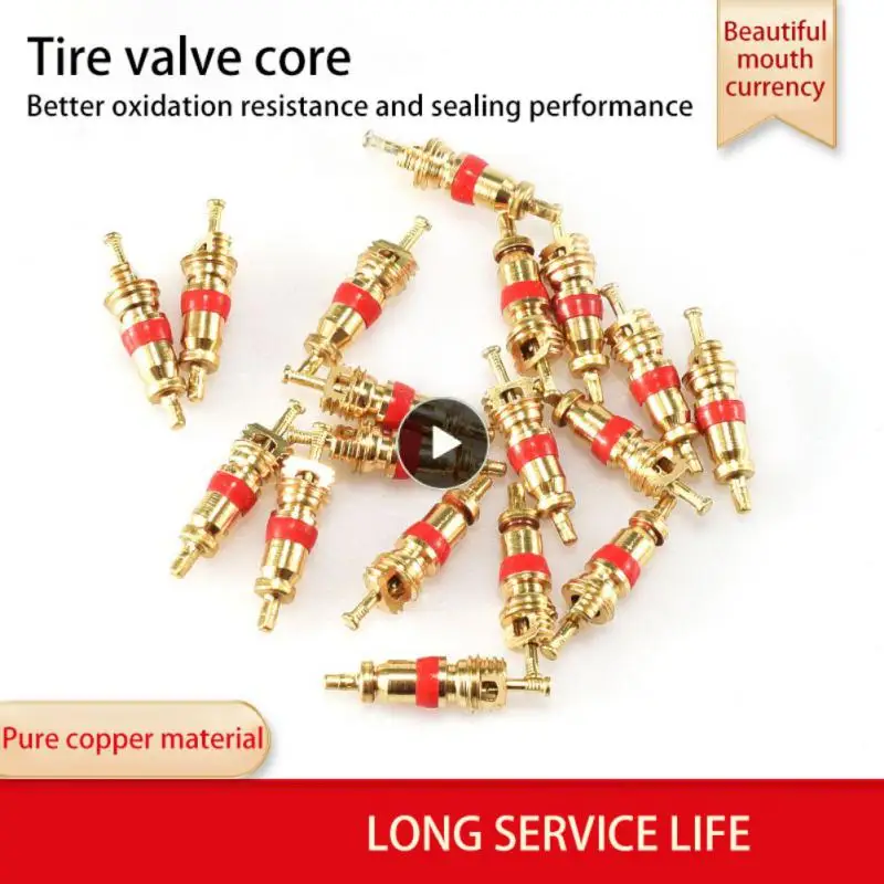 

Pure Copper Factory Direct Wholesale Tire Valve Core Top Quality Mouth Core Anti-corrosion Resistant Bike Valve Core Alloy