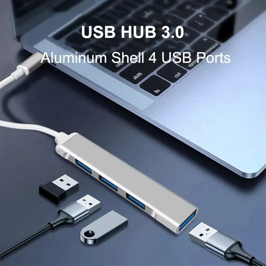 

USB 3.0 Hub USB Hub 3.0 Multi USB Splitter 3 Hab Use Power Adapter 4 Port Multiple Expander 2.0 USB3 Hub For PC Computer