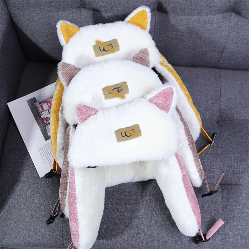 Детская шапка U Ggs с ушками цвет в ассортименте