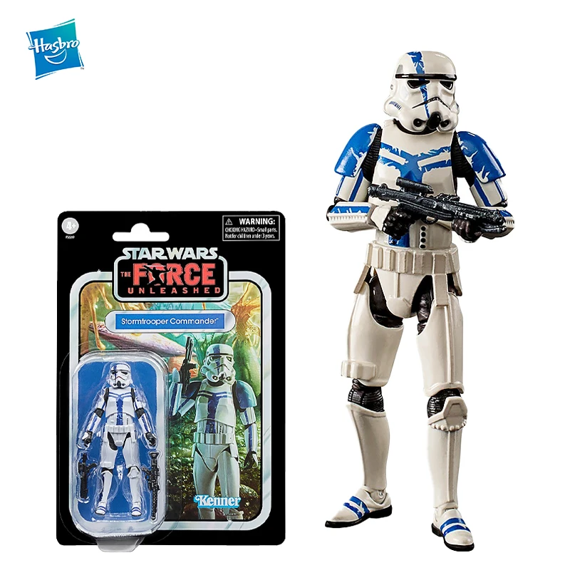 

Hasbro Star Wars: The Force Unleashed Vintage Game Series Stormtrooper Commander 3.75Inch Action Figure Modle Collectible Toys