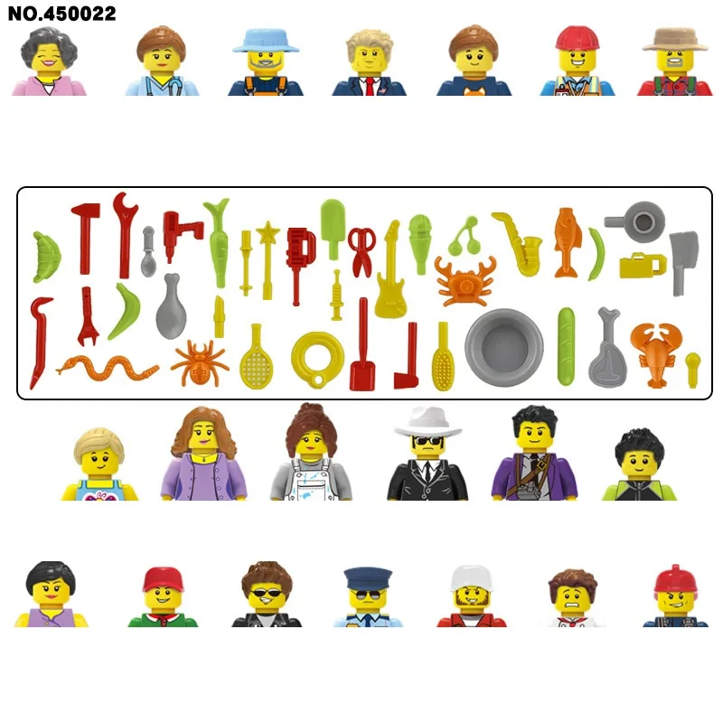 

Различные профессии, строительные блоки, женские, мужские, городские люди, креативное лицо, смех, плачи, злые, милые выражения, мини-кирпичи, ...