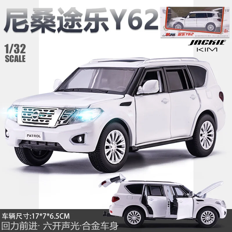 

JKM1/32 Nissan Touareg Y62 off-road vehicle alloy car Diecast car model boy toy decoration