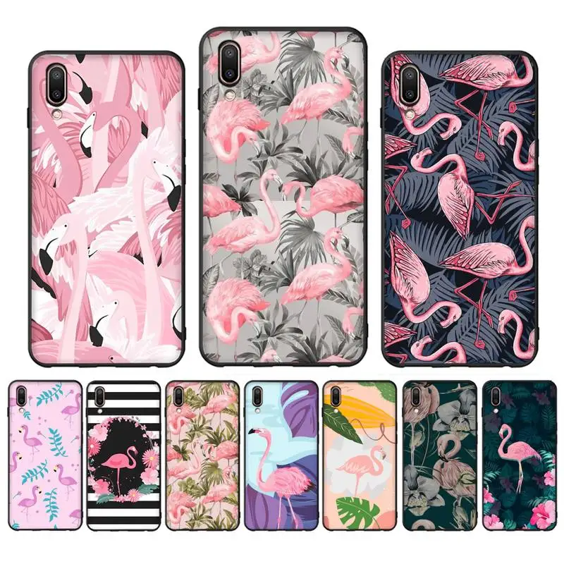 

Flamingo Phone Case for Vivo Y91C Y11 17 19 17 67 81 Oppo A9 2020 Realme c3