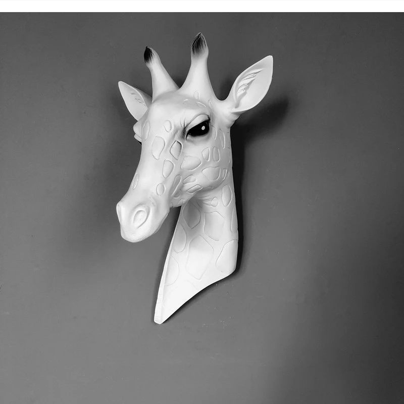 Винтажная настенная роспись с жирафом европейское животное трехмерное