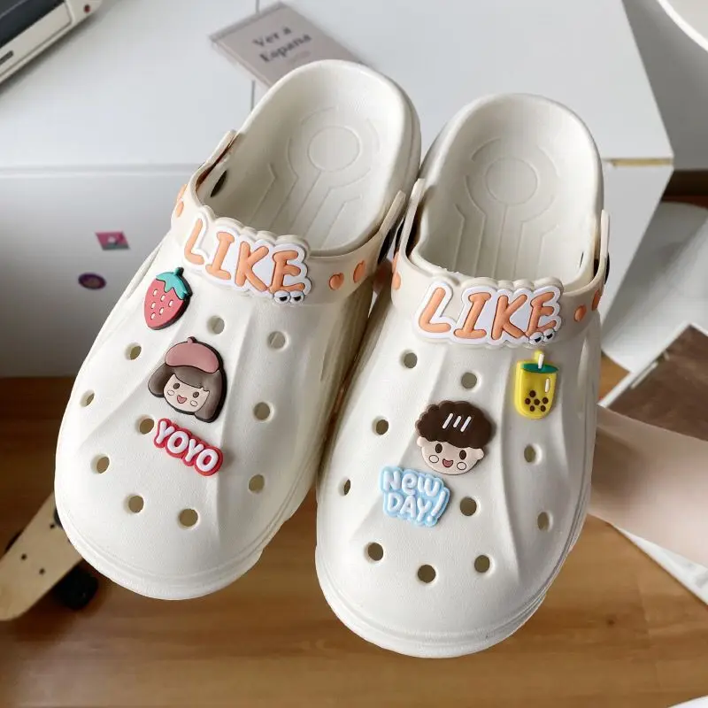 

Шлепанцы женские на толстой подошве, домашние тапочки, нескользящая уличная одежда, тапочки для дома, летняя обувь