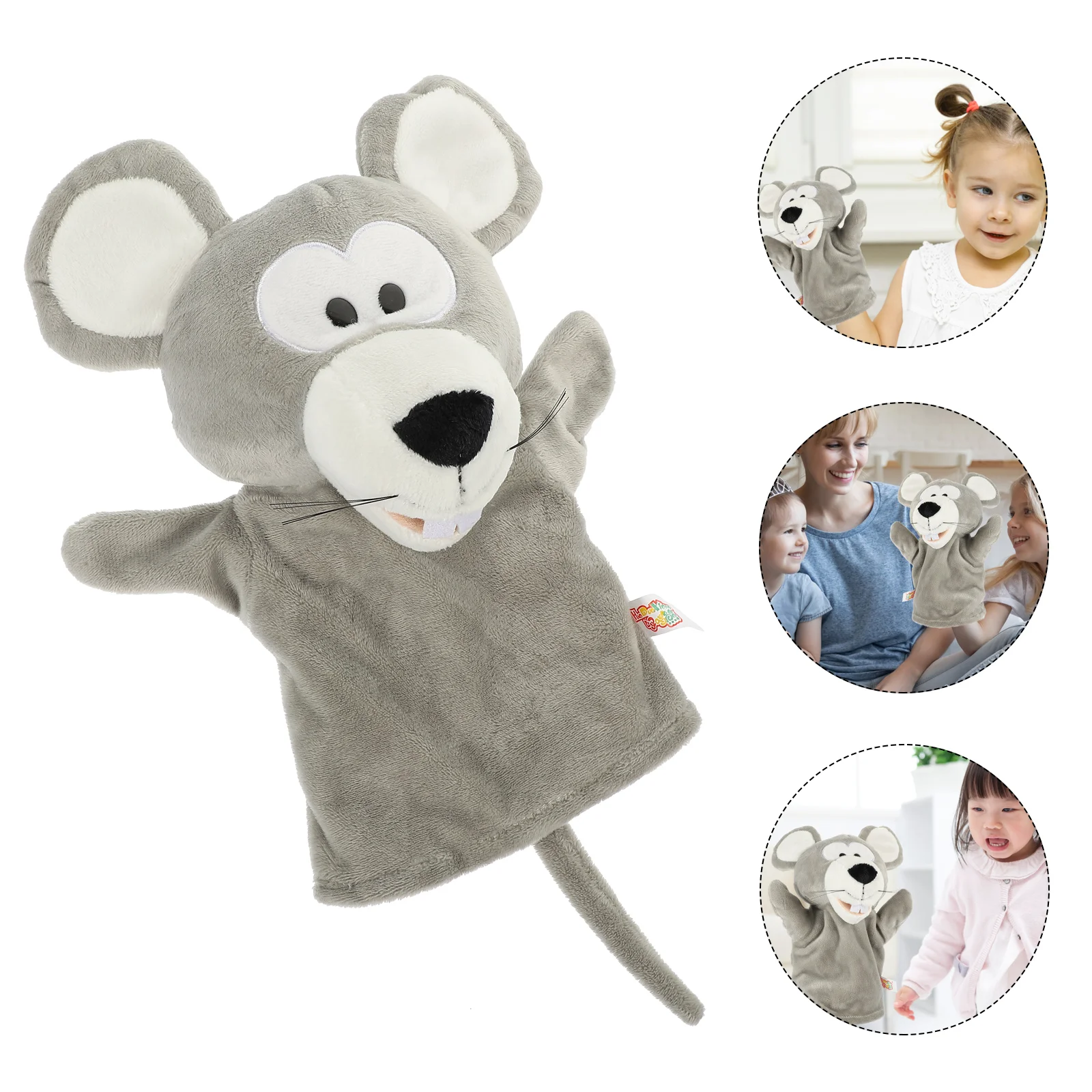 

Stuffed Hand Puppet Soft Toy Animal Plush Puppets Funny Hand Story Interactive Kids Supply Accessory Child