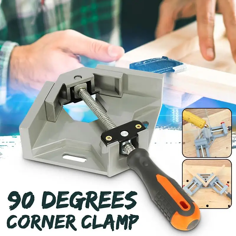 

Adjustable 90 Degree Right Angle Clamp Picture Frame Corner Fixing Clip Woodworking Tools Hand Tool Joinery Clamp For Furniture