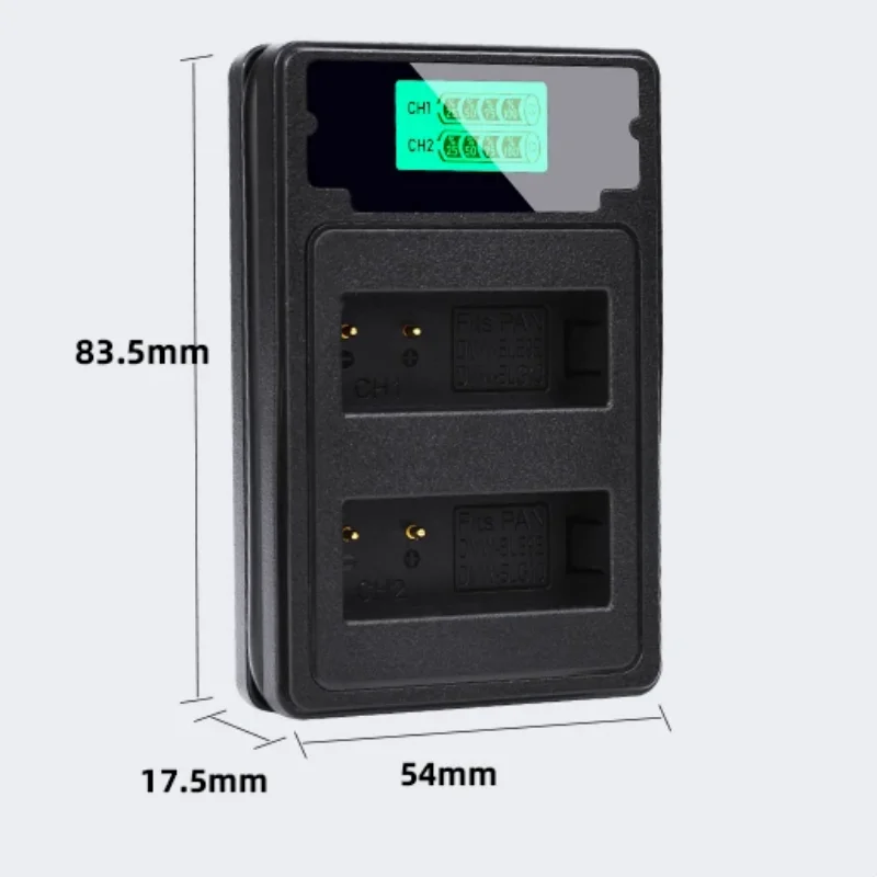 Зарядное устройство с двойным USB-дисплеем и ЖК-дисплеем DMW-BLG10