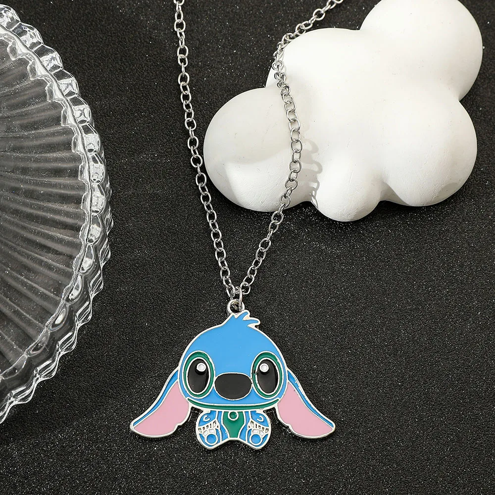 Ожерелье Kawaii из мультфильма Ститч для мужчин подарочные аксессуары