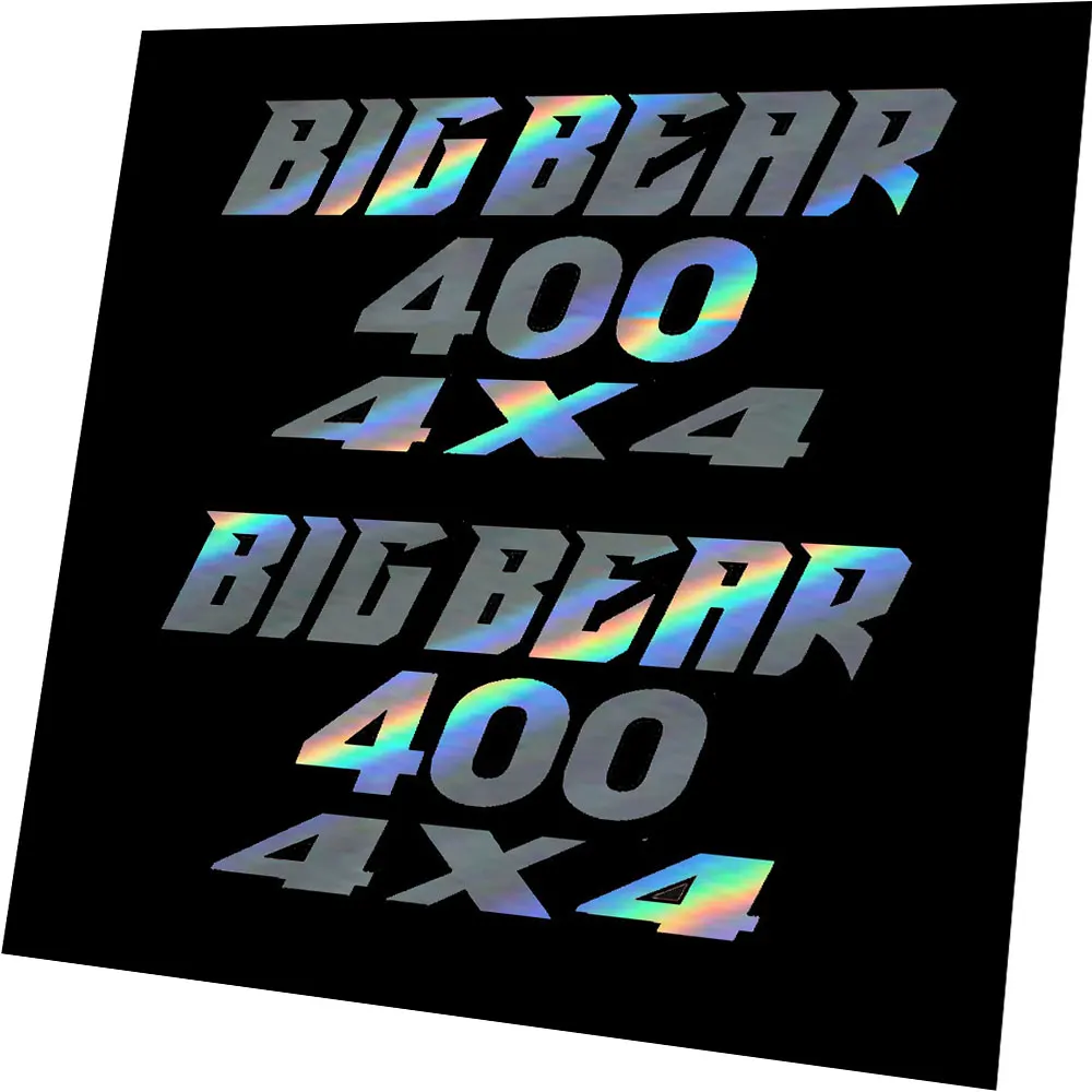 Для Big Bear 400 4x4 Красный Бензобак графическая Наклейка квадроцикл 4wd 500 стикер s