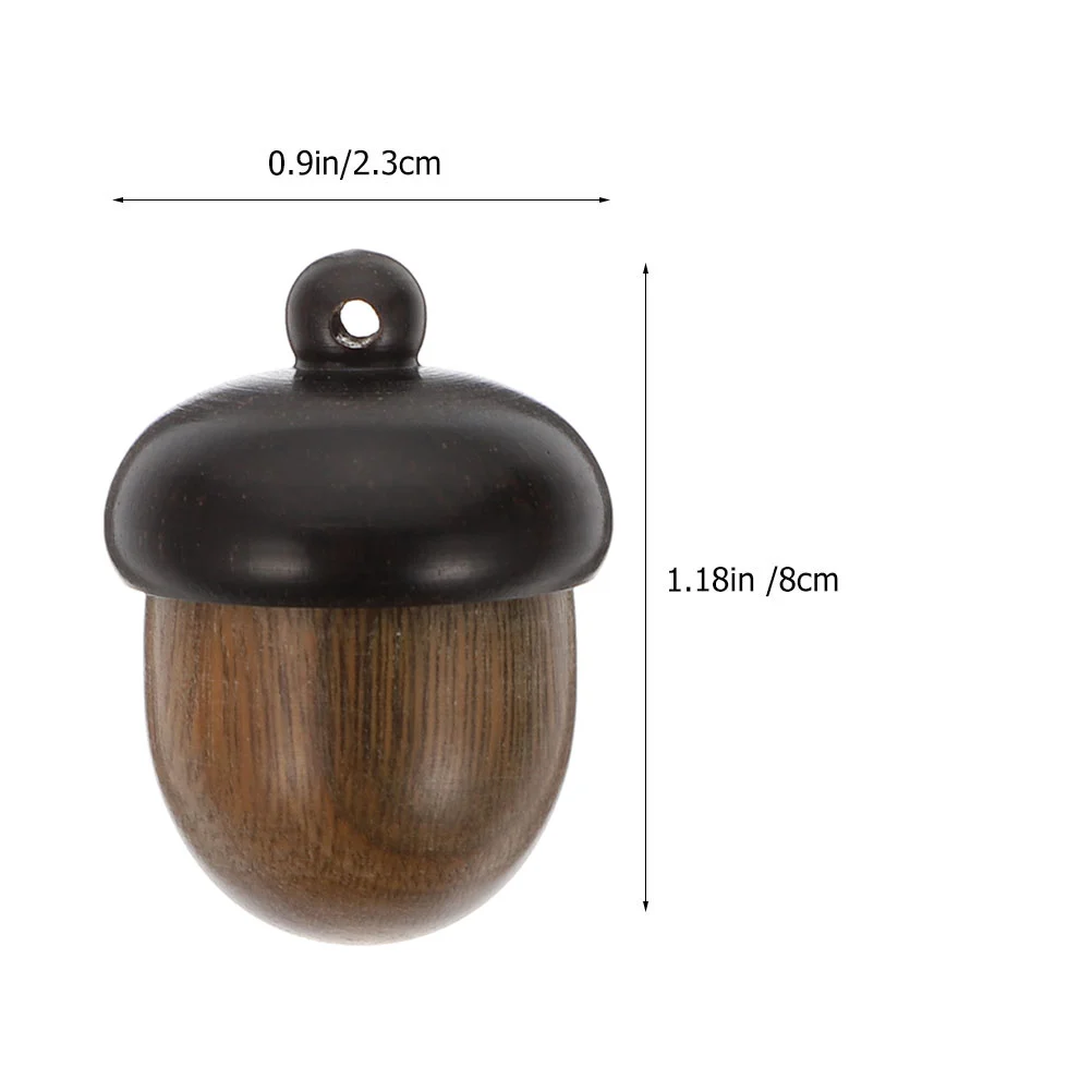 2 шт. деревянная вешалка для орехов желудь орнамент детский аксессуар подвеска в