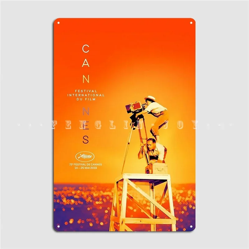 72-й Каннский кинофестиваль 2019 Агнес Варда металлическая табличка постер для паба