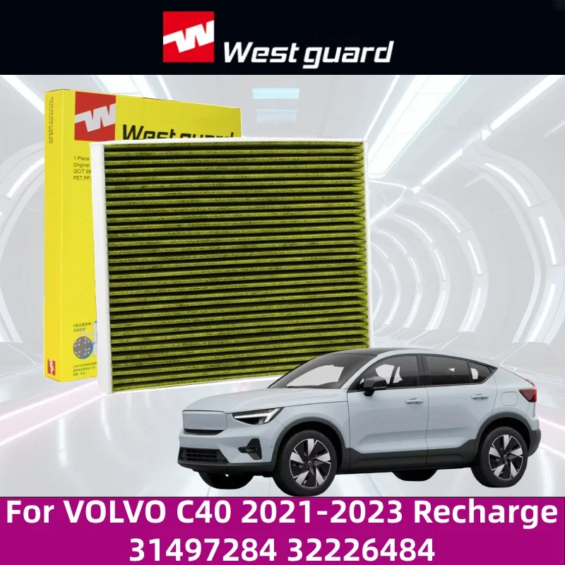 

Воздушный Фильтр WESTGUARD Для Volvo C40 2021-2023, Автомобильный Кондиционер, Устранитель Запаха, Активированный Уголь
