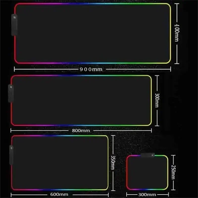 Светящийся коврик для мыши RGB Neon City