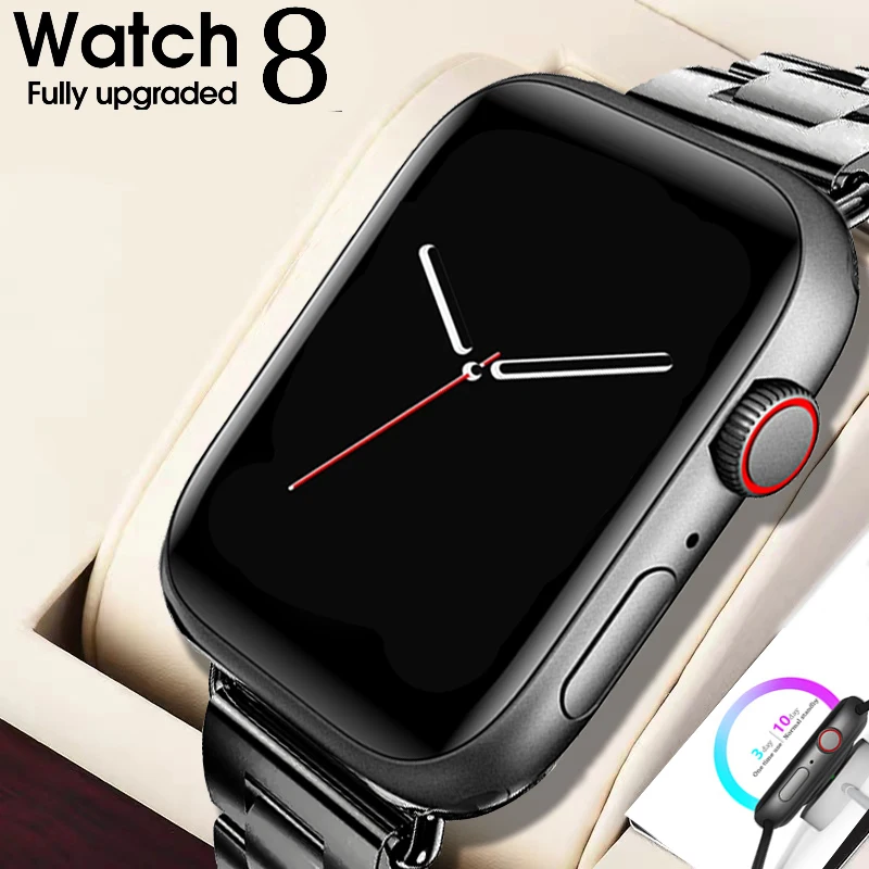 

Series 8 2022 New Smart Watch Bluetooth Call Men Sports Fintess SmartBand Custom dial smartwatch for for Apple Watch men women