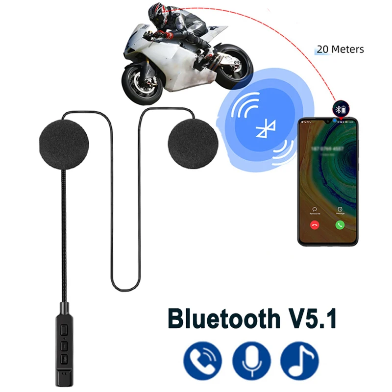 Bluetooth-гарнитура для мотоциклетного шлема с микрофоном |