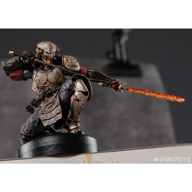 Фото 【Доставка в течение 24 часов】BROTOYS × GDTOYS GB003 Tekken Yoshimitsu (Deluxe Edition) Light Warrior, фигурка в масштабе 1/12, подарочные игрушки №3