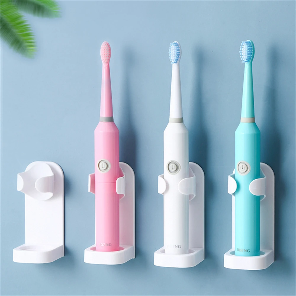 

Traceless Toothbrush Holder Bath Wall-Mounted Electric Toothbrush Holders Adults Toothbrush Stand Hanger Bathroom Accessories