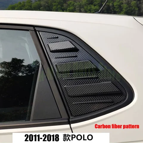 Автомобильные жалюзи, задние окна, треугольные жалюзи, крышка для Volkswagen VW Polo Plus Polo N9 2001-2019, автомобильные аксессуары, внешние