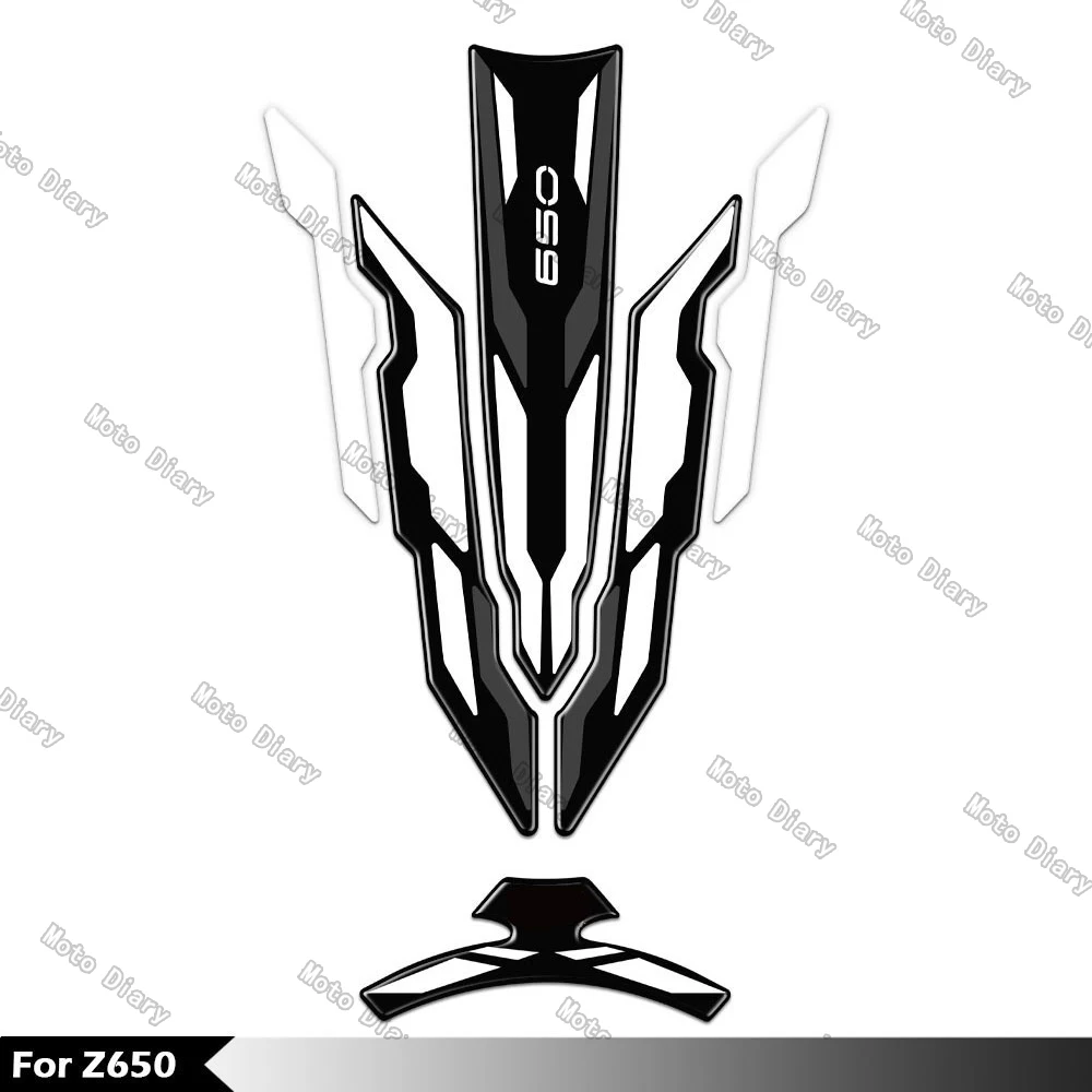 

Z650 наклейка на топливный бак, крышка масляного газа, 3D наклейка, защитная крышка, водонепроницаемая для KAWASAKI z650 Z 650 2022 2023 2024