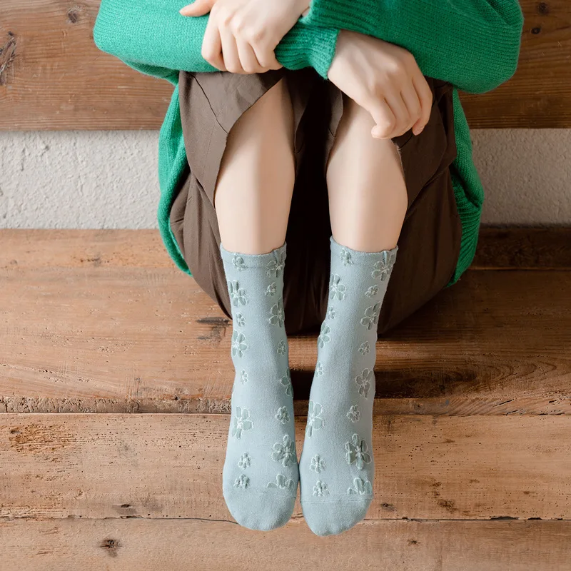 Женская кружевная винтажная Цветочная одежда в Корейском стиле этническом |