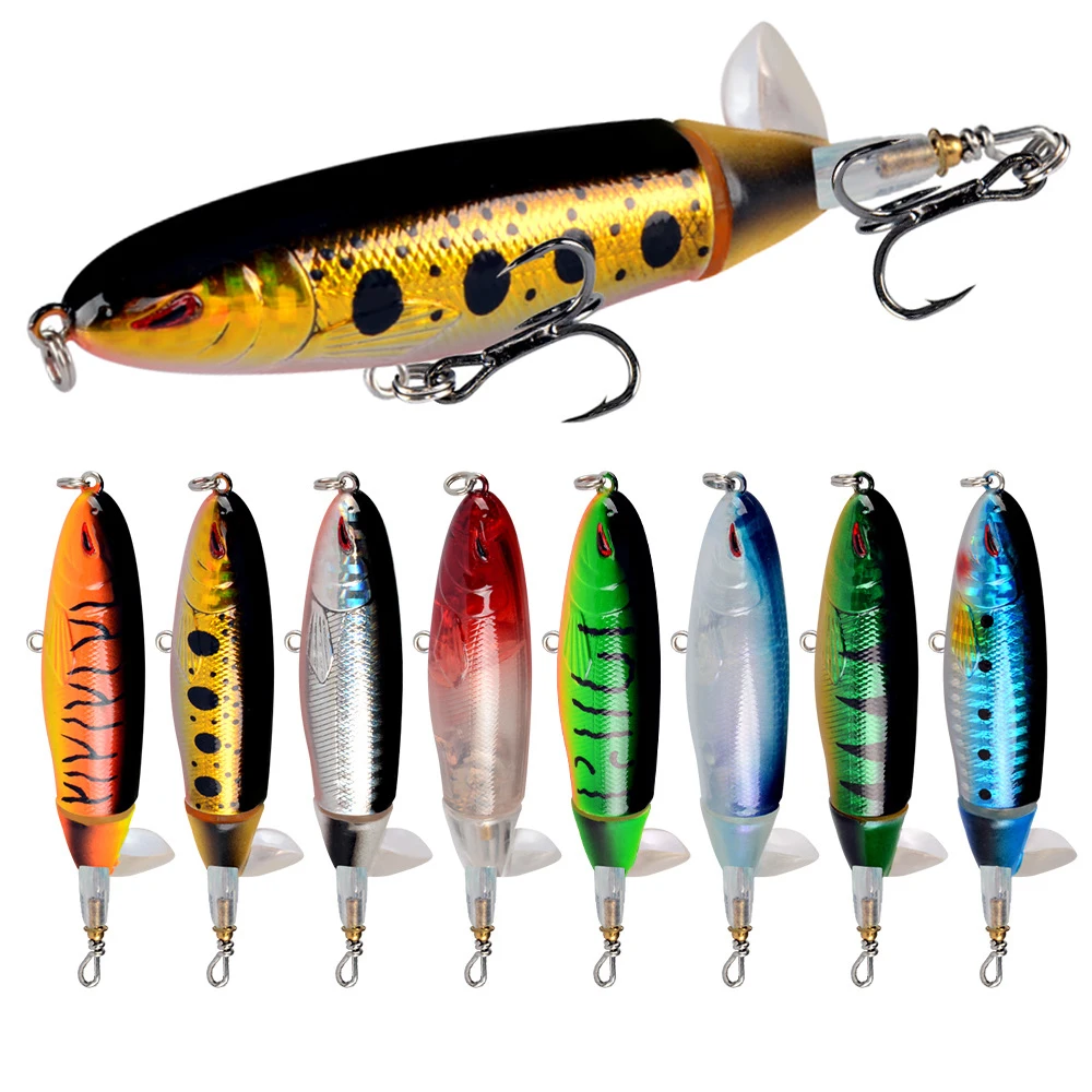 

Рыболовная приманка Whopper Popper, 1 шт., 13,5 г, 10 см, пропеллер, плавающая искусственная приманка, жесткая приманка, искусственная Рыболовная Снаст...