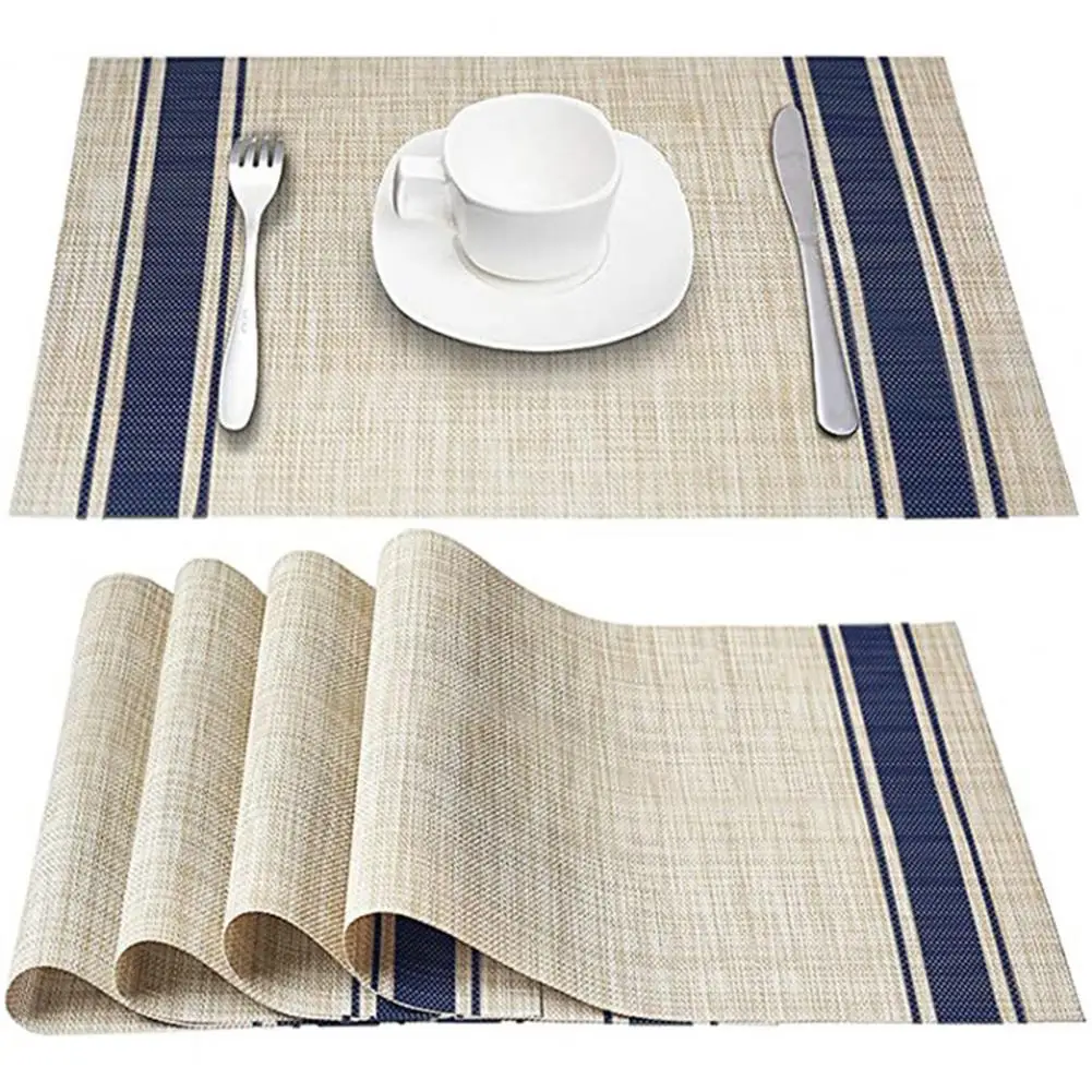 

Attractive Bowl Mat Good Stitching Edges Table Placemat Non-Slip Insulation Table Mats Meal Plate Bowl Pad Insulated