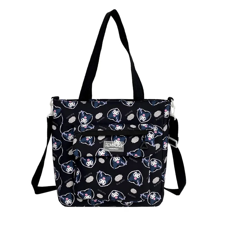 Сумка для макияжа Sanrio Kuromi студентов вместительный рюкзак с несколькими