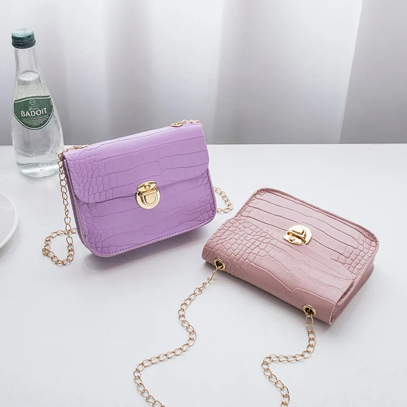 2023 Women's Bag New PU Messenger Bag Fashion High Quality Adjustable Chain Women's Bag Shopping Portable Small Storage Bag