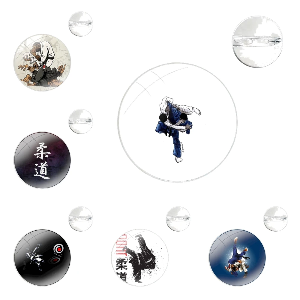 Значки для одежды рюкзака украшения подарок Япония дзюдо