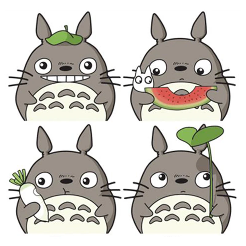 

15 см персонализированные Аниме наклейки Totoro милые 3D водонепроницаемые наклейки для окна Кузова бампера автомобиля декоративные наклейки