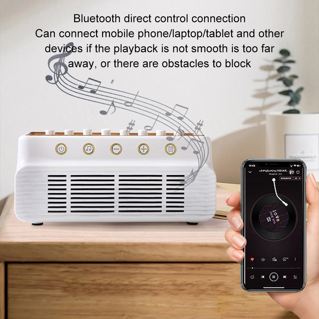 Фото 8 натуральных звуков, детский белый шум, машина для сна, беспроводной Bluetooth-совместимый динамик, портативная музыкальная шкатулка, инструмент для сна в спальне №4