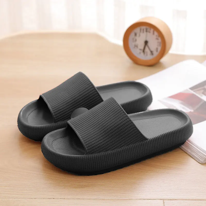 Women Thick Platform Cloud Slippers Summer Beach Soft Sole Slide Sandals Men Ladies Indoor Bathroom Anti-slip Home Slippers 3 Women Thick Platform Cloud Slippers Summer Beach Soft Sole Slide Sandals Men Ladies Indoor Bathroom Anti-slip Home Slippers 3