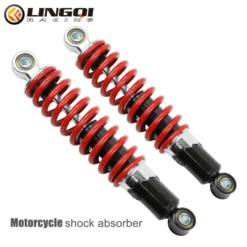 

LING QI Motorcycle Aluminum Head Shock Absorber 270mm 250mm Front Rear Suspension Damper For ATV Pit Dirt Bike Accessories