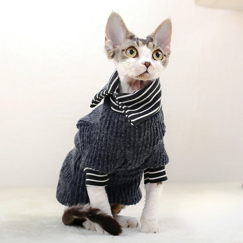 

Cat Dog Sweater Fashion Pullover Pet Clothes for Small Dogs Cat Vest Puppy Jacket Ubranka Dla Psa Pet Cat Clothing Kitty Costume